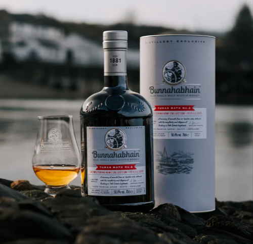 A Bunnahabhain whisky and glass