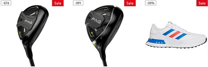 sale examples from American Golf