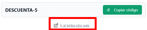 enlace de la marca sobre fondo blanco