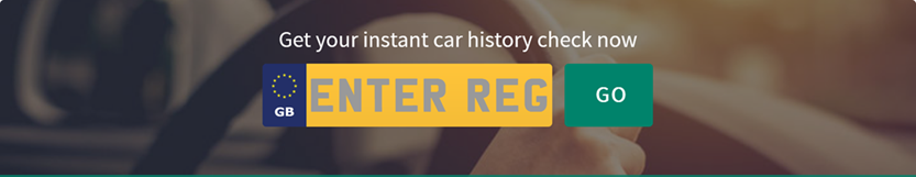 image showing the Instant Car Check field where you enter your reg number to begin the process  