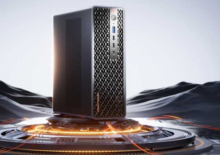 Eine stilvolle Präsentation eines Mini-PCs von MINISFORUM