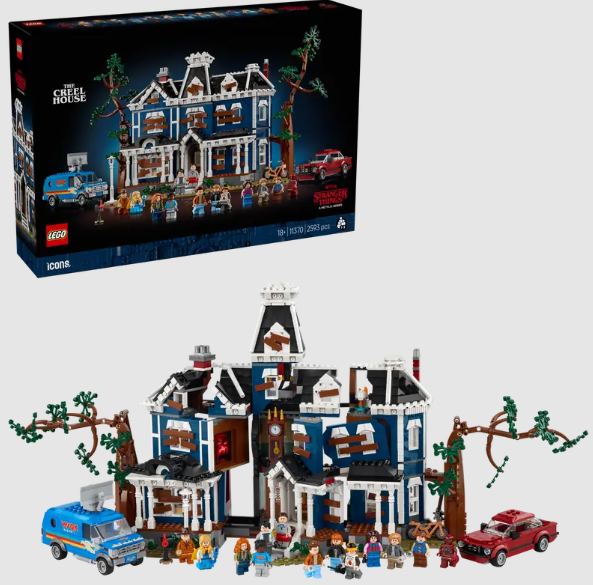New LEGO sets: An assembled Stranger Things: The Creel House set
