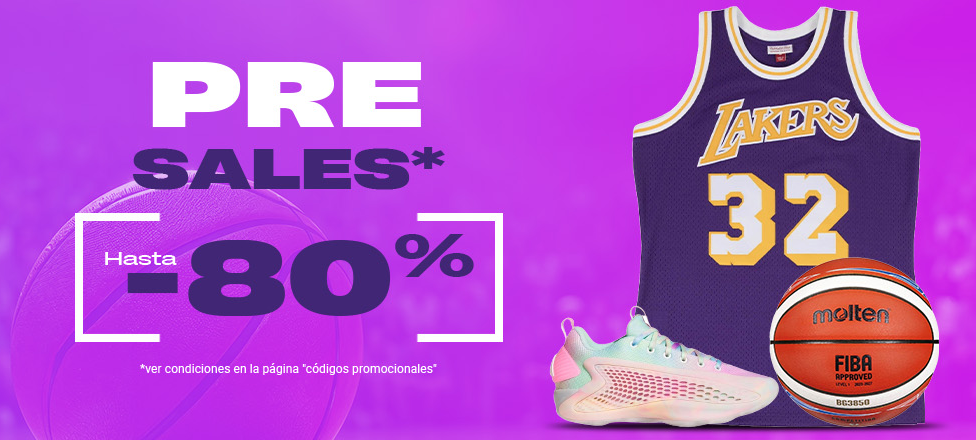 fondo purpura con oferta de la marca
