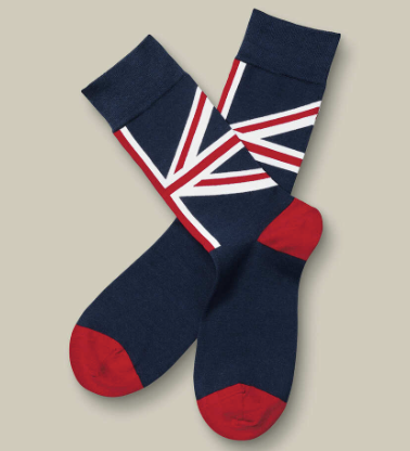 Spoil your loved ones with Union Jack socks from Charles Tyrwhitt