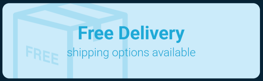 The Cut Plastic Sheeting free delivery banner from their website.