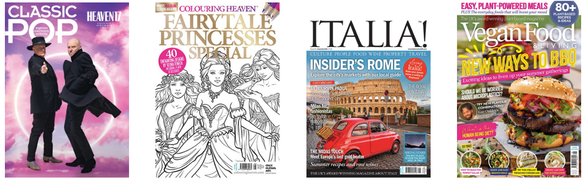 Subscribe for any of the magazines