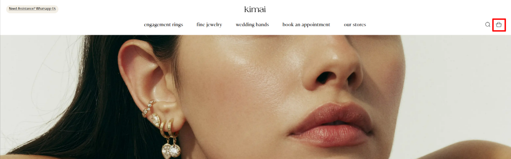 Shopping for jewellery on Kimai
