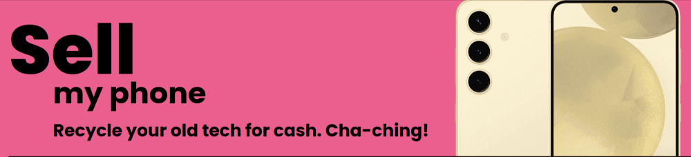 A promotional banner from the Giffgaff Recycle website
