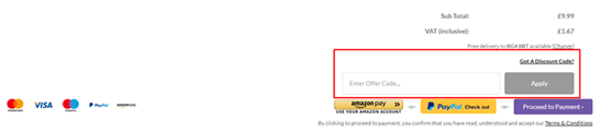 image showing the Hunt or Dye checkout page