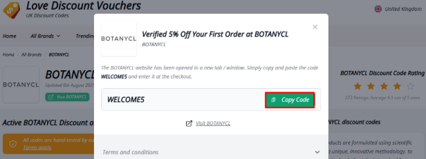 copy a revealed code