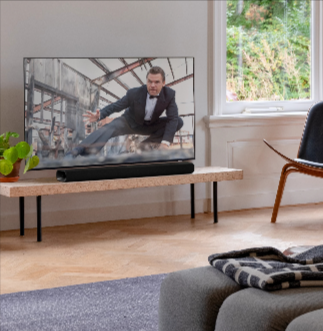 A premium Harman Kardon Enchant 1100 from the soundbar collection in a modern living room