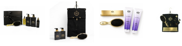 Foxy Locks gift set on a white background