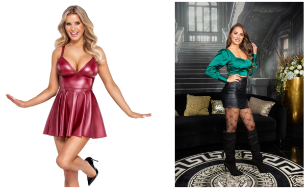 Zwei posierende Frauen in jeweils verschiedenen Outfits von AGFashion