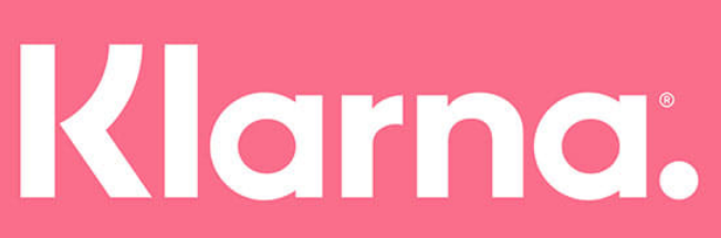 logo rosa para pagar con klarna y canjear un cupón de atmosfera sport