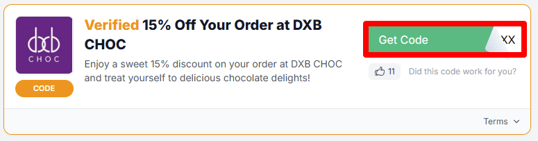 Click to get your code