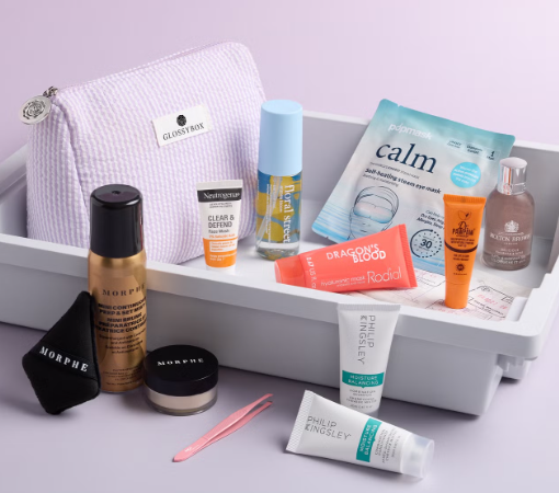 A subscription box that you can save on with a GLOSSYBOX voucher code