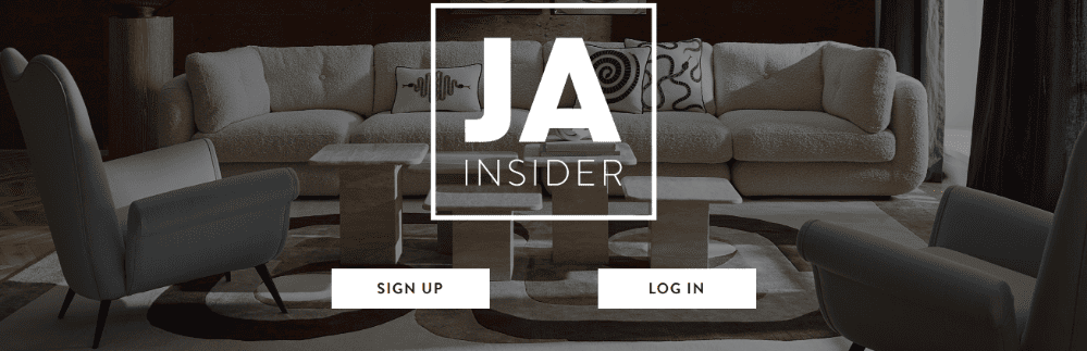 The Jonathan Adler loyalty and rewards programme, JA Insider