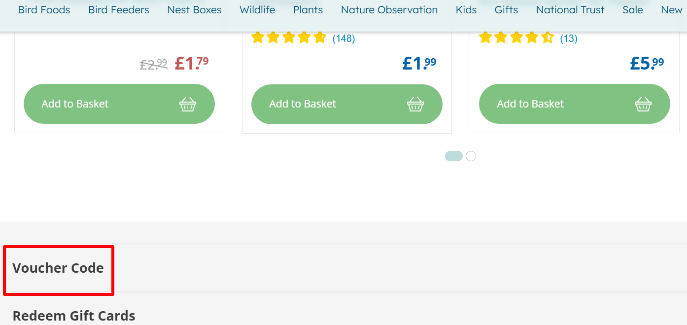 CJ Wildlife student discount code box for customers at CJ Wildlife’s website