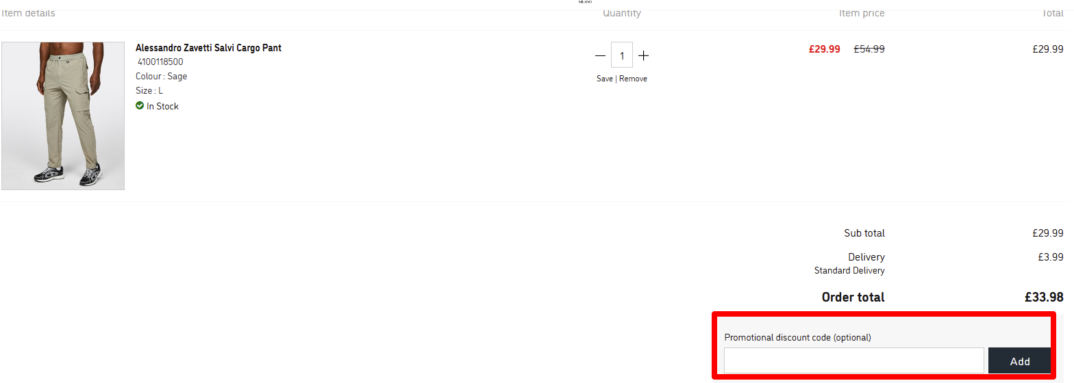 Enter your code and click on 'Add' to redeem it