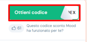 codice sconto Mood da poter utilizzare per risparmiare su shampoo e altri prodotti