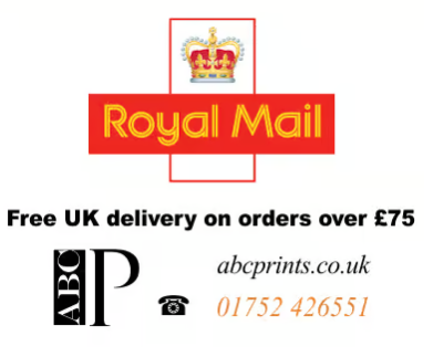 The ABC Prints free delivery information page.