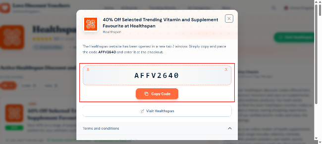 A red highlighted box with a link that automatically takes you to their  website