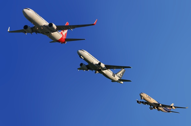 image showing three aeroplanes