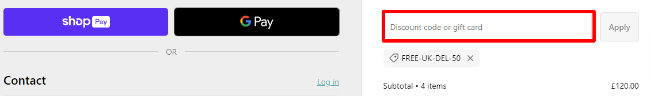 highlighted red box where customers can enter their it luggage code
