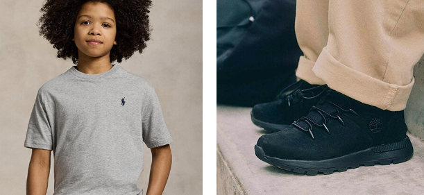 imagen de la web de esdemarca de ropa de niño