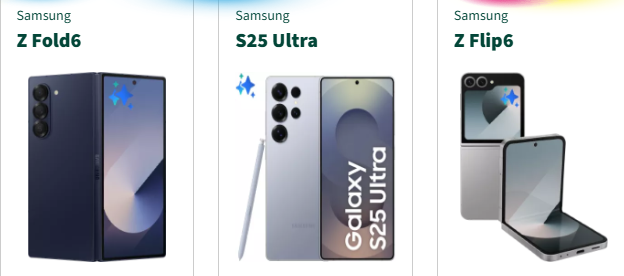 Asda Mobile items showing on a white background