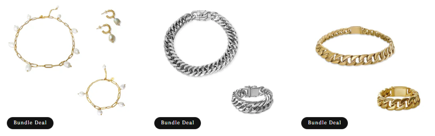 Anisa Sojka bundle set are showing in white background
