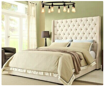 Shop for a curved wingback bed frame