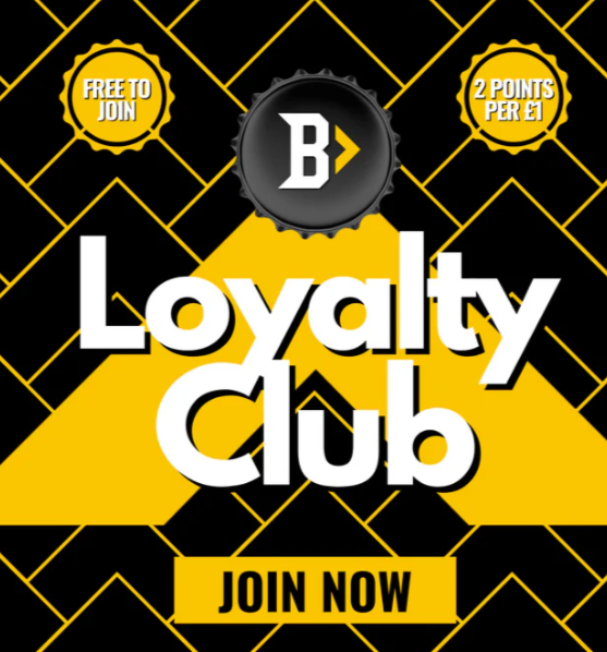 The Beer Hunter loyalty program banner from their website.