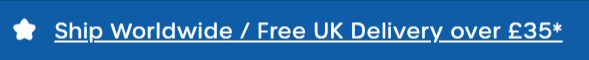 The Dotty Fish free delivery banner from their website
