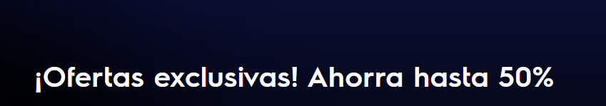 imagen de la web de electrolux de los descuentos de un 50% en las ofertas