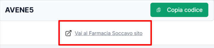 collegamento diretto al sito ufficiale Farmacia Soccavo dove utilizzare un codice sconto Farmacia Soccavo
