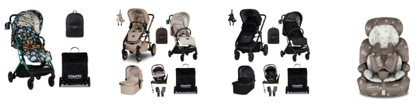 sales items displayed on a white background