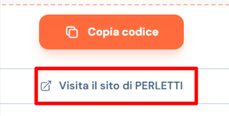 collegamento diretto al sito ufficiale PERLETTI dove poter inserire un codice sconto PERLETTI