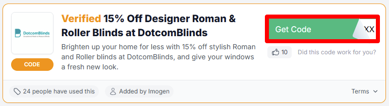 Click to get your code