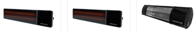 Surya Heating items displayed on a wthite background