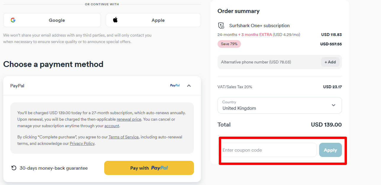 Paste your code in the box below to redeem it