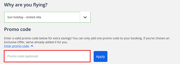 image showing the Jet2 checkout page