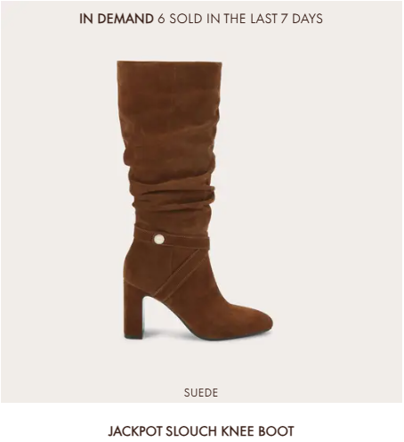 An example of one of Carvela's top products.
