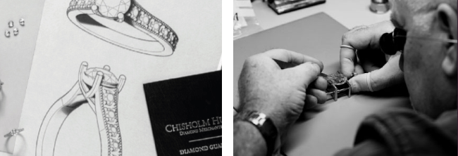 Chisholm Hunter's services for jewllery and watches