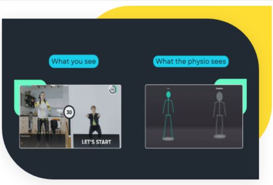 A DocHQ illustration of the physio and fitness workout