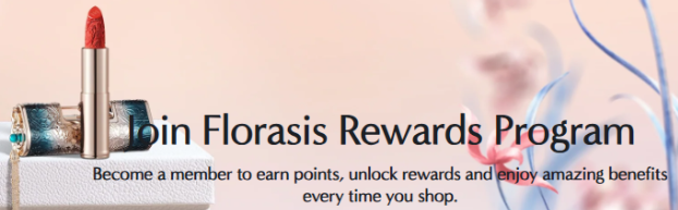 Florasis rewards prgramme sign-up