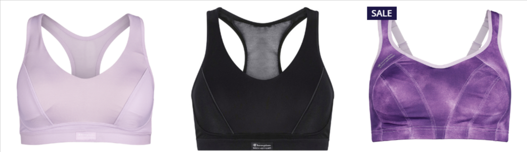 Shock Absorber sports bras sold from their website