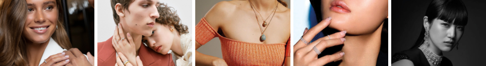 The different jewellery pieces from different brands