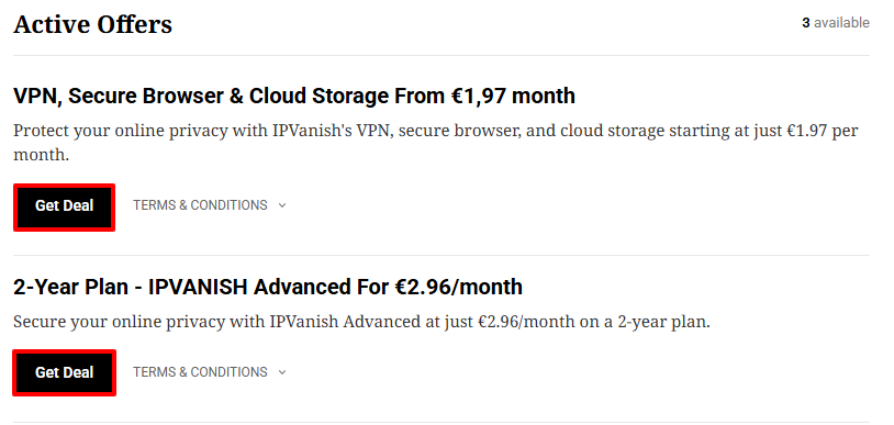 IPVanish discount code and deals available at Irish Times Discount Codes