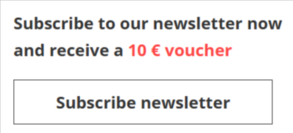 The Blue Tomato newsletter sign up page
